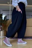 Made in Italy Cooper Needlecord Sia Pant Black 